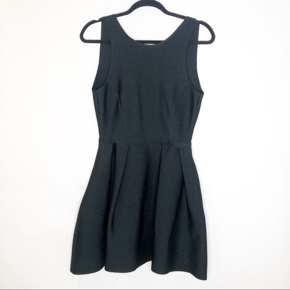 Samsoe & Samsoe | Berry Open Back Skater Dress in Black - Picture 4 of 12